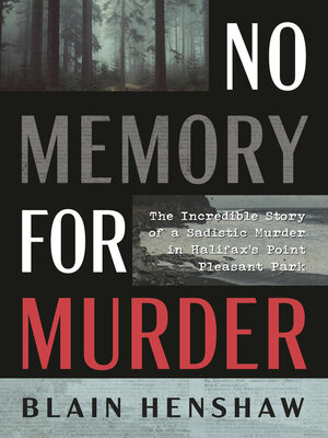 cover image of No Memory for Murder